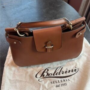 Boldrini Selleria Brown Leather Satchel